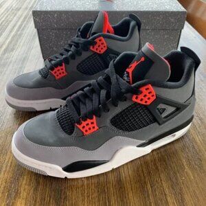Nike Air Jordan 4 Retro Infrared Sneakers US Men's